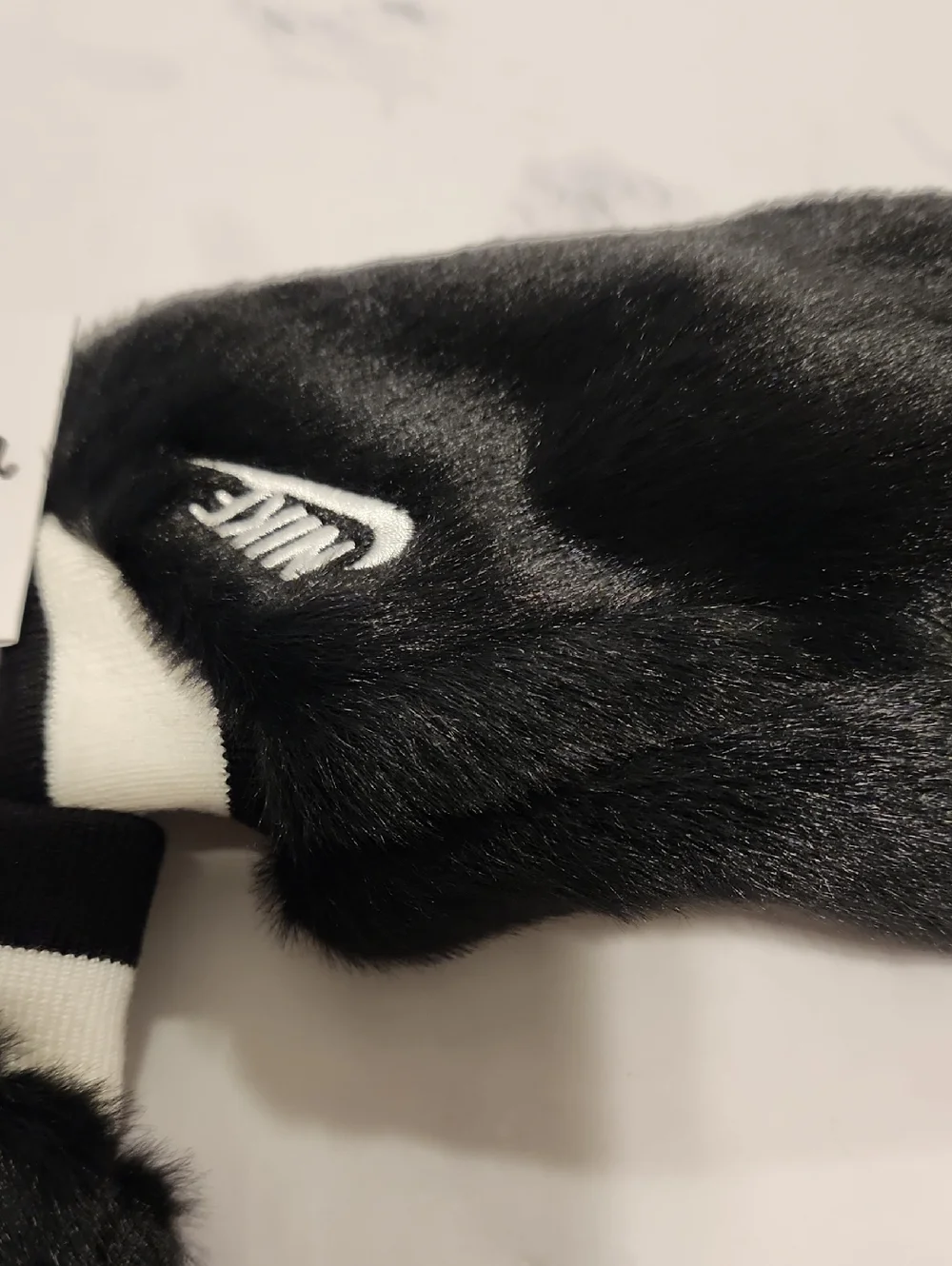 Nike black faux